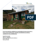 Plan de Gestion Ambiental Sostenible Fundacion Dela Pata Con Los Peludos Albergue