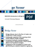 Bridge Scour: MAB1053 Introduction To Bridge Engineering