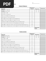 Atención - Test Breve de Atencion (BTA) PDF