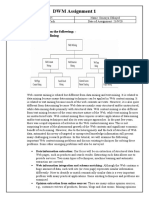 DWM Assignment 1: 1. Write Detailed Notes On The Following: - A. Web Content Mining