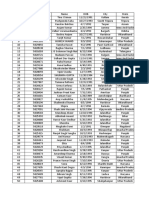 Dummy Placement Data