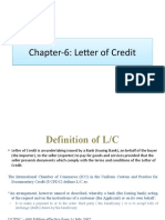 Chapter-6: Letter of Credit Chapter-6: Letter of Credit