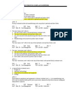 Chapter 1-Introduction To Cost Accounting: Multiple Choice