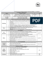 Shuvam Shukla CV PDF