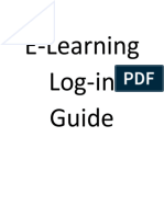 E-Learning Log-In Guidexx