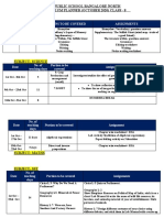 Delhi Public School Bangalore North Curriculum Planner (October 2020) Class - 8 Subject: English