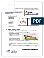 I. Muscles Activated:: Figure 1: Forearm Plank