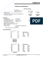 NJM2374A: PWM DC/DC Converter Ic