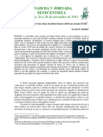 Família Escrava em Catas Altas Do Mato Dentro (MG) No Século XVIII PDF