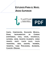 Plan de Estudios para El Nivel Medio Superior PDF