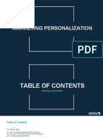 Personalization in Marketing