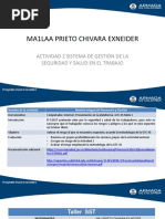 Actividad 2 SISTEMA DE GESTION DE SALUD SEGURIDAD Y TRABAJO EN LA ENSB