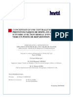 Conception D'une Centrale Solaire Photovoltaïque de 50MWc