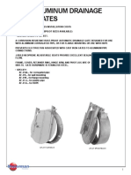 Af-41 Aluminum Drainage (Flap) Gates: Af-41 Flatback Af-41 Spigotback