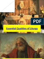 Essential Qualities of Liturgy