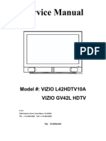 VIZIO GV42L HDTV Service Manual