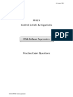 Unit 5 Control in Cells & Organisms: AQA GCE Biology A2 Award 2411