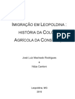 Imigração em Leopoldina: História Da Colônia Agrícola Da Constança