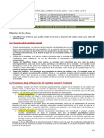 Tema 4 Teorías y Factores Sociales Del Cambio Social