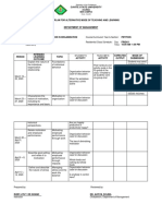 Teaching Plan For Alternative Mode of Teaching and Learning: Cavite State University (Cvsu)