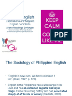 Conyo English: Explorations of Philippine English Sociolects