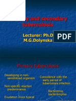 Primary and Secondary Tuberculosis