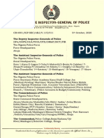 DOCUMENT: Order and Directives - Restrictions On The Operations of Federal Special Anti-Robbery Squad