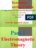 1 - Microwave Engineering Course