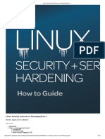 Linux Security and Server Hardening Part-1