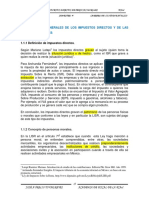 1.1 Aspectos Generales de Los Impuestos Directos Y de Las Personas Morales