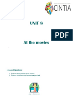 UNIT 8 - at The Movies PDF