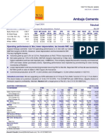 Ambuja Cements: Neutral