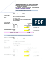 Calculos para Cloracion