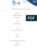 Unidad 1 Paso 1 - Identificar Los Elementos Del Diseño Curricular en Matemáticas