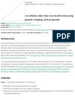 Urinary Tract Infections in Infants Older Than One Month and Young Children - Acute Management, Imaging, and Prognosis - UpToDate