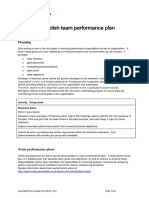 BSBWOR502 Topic 1 - Establish Team Performance Plan PDF