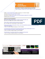 Optical and Electrical Characterization of Plasma Polymerized Pyrrole Films