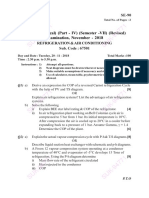 Final Year Mechanical Question Paper DEC 2018