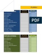 Calculo de Orçamento de Pinturas