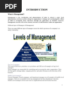 What Is Management?: Different Types of Managers of Management