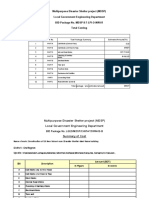 Bill of Quantities III of IV 03-B