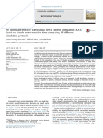 2016 - Horvath - Reaction-Time-tDCS Nosignificant Effectoftranscranialdirectcurrentstimulation (TDCS)