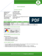 Hoja de Seguridad - Removedor de Sarro