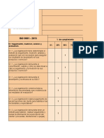 Numeral 9 Lista de Verificación