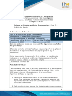 Guía de Actividades y Rúbrica de Evaluación - Unidad 1 - Fase 3 - Análisis Del Diseño PDF