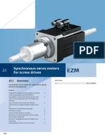 Synchronous Servo Motor For Screw Drives (Direct Drive For Threaded Nut)