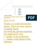 Page 5 of 48: Assignment On Garment Manufacturing - Quality Control PDF