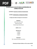 Configuracion Basica de Switch y Router PDF