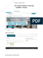 Création de Compte Certiport