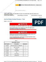 Teste de Pressão Do Freio